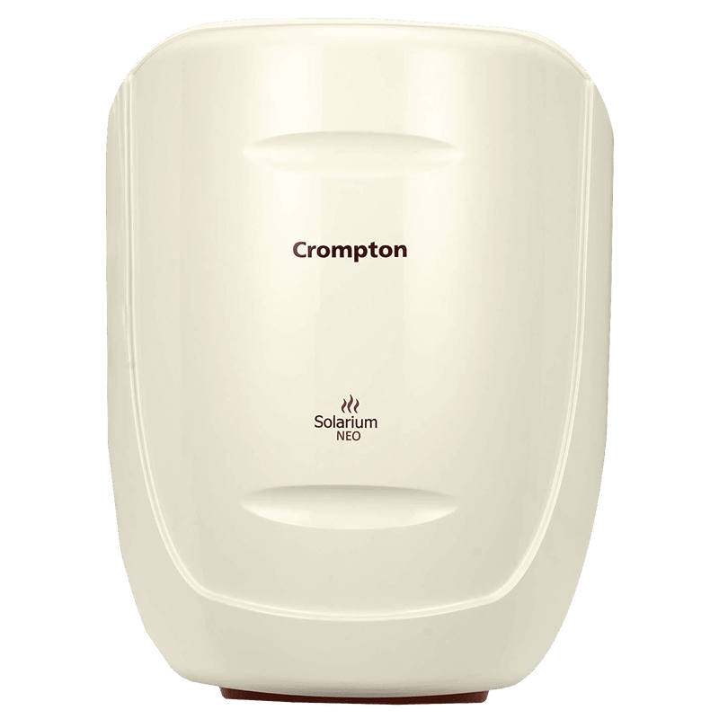 Crompton Solarium Neo 10 Litres 5 Star Vertical Storage Water Geyser with Glass Coated Incoloy Heating Element (White)