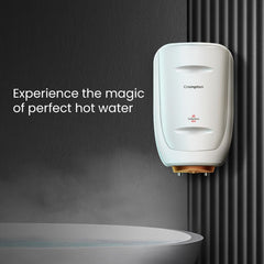 Crompton Solarium Neo 25 Litre 5 Star Vertical Storage Geyser with Anti Siphon Protection (Ivory)