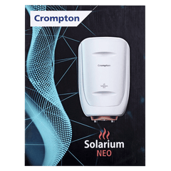 Crompton Solarium Neo 25 Litre 5 Star Vertical Storage Geyser with Anti Siphon Protection (Ivory)