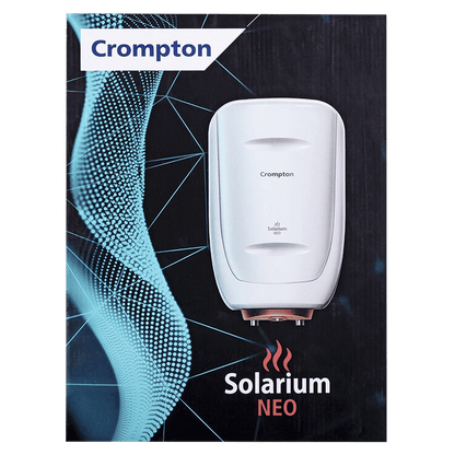 Crompton Solarium Neo 25 Litre 5 Star Vertical Storage Geyser with Anti Siphon Protection (Ivory)