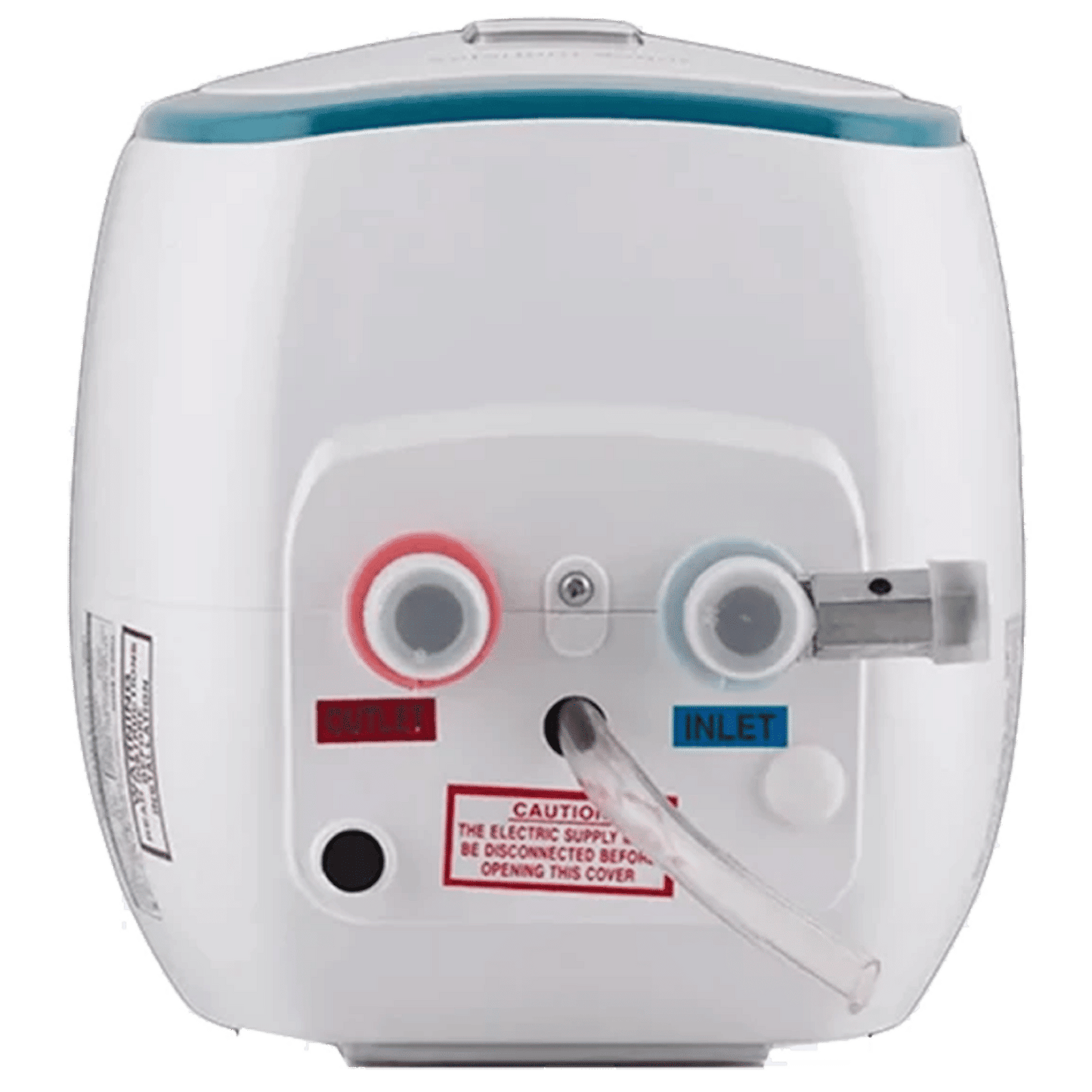 Crompton Solarium Vogue 3 Litre Vertical Instant Geyser with Rust Proof (White & Turquoise Blue)