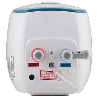 Crompton Solarium Vogue 3 Litre Vertical Instant Geyser with Rust Proof (White & Turquoise Blue)