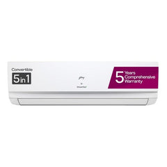 Godrej 1.5 Ton 3 Star | 5-in-1 Convertible Inverter Split AC | 5 Years Warranty* | 100% Copper | White | 2025 Model (SIC18TTC3-WZQ)