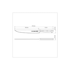 Century Kitchen Knife 20 cm/ 8in - Black
