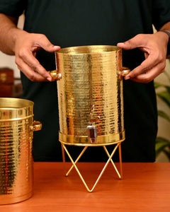 Brass Coffee Filter - Party Style Brew for 150 Cups