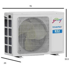 Godrej 2 Ton 3 Star Split Inverter AC | Copper | Auto Restart | White | 2025 Model (SIC24ITC3WZR)