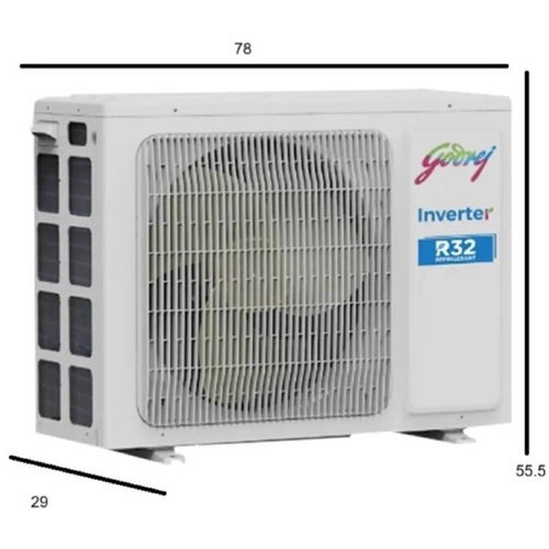 Godrej 2 Ton 3 Star Split Inverter AC | Copper | Auto Restart | White | 2025 Model (SIC24ITC3WZR)