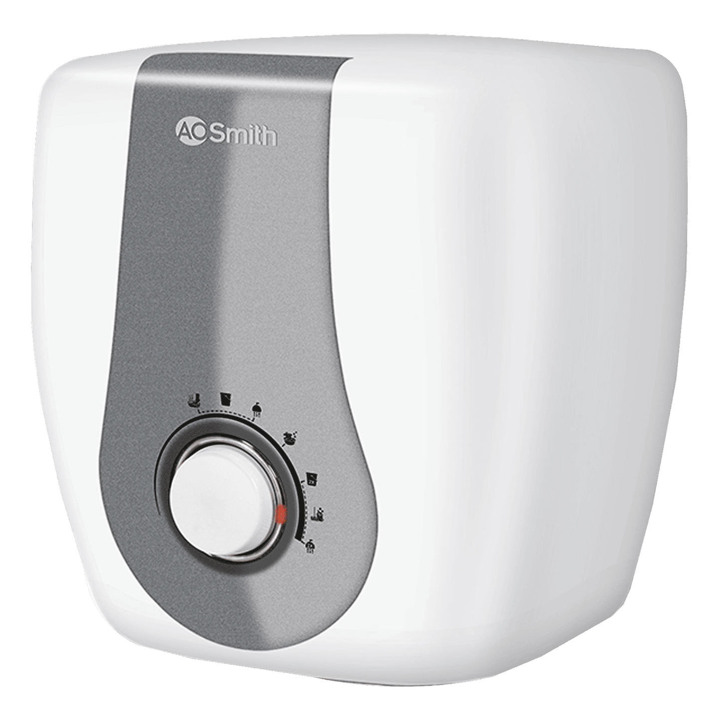 AO Smith Finesse 6 Litres 5 Star Vertical Storage Water Geyser with Glass Coated Incoloy Heating Element (White)