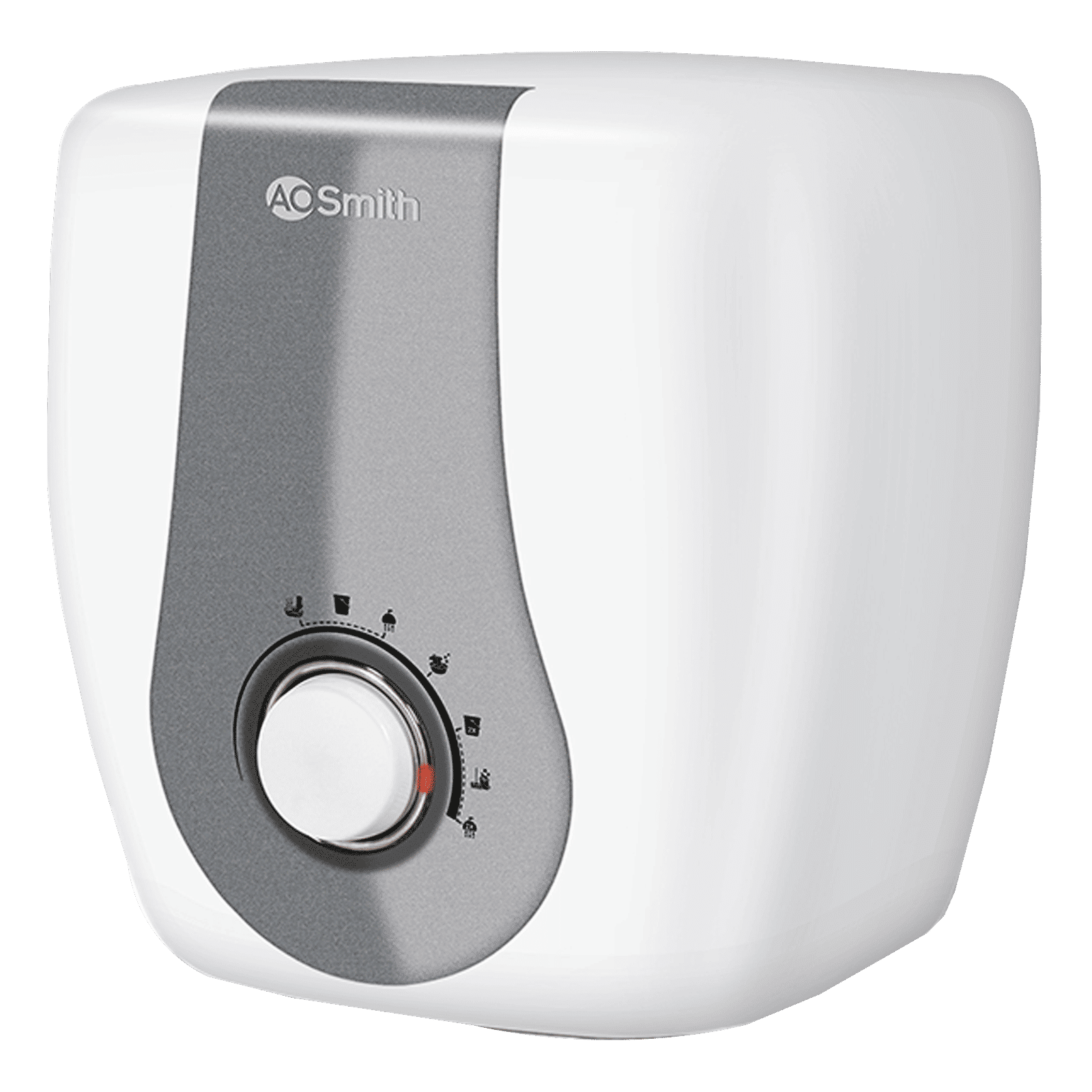 AO Smith Finesse 6 Litres 5 Star Vertical Storage Water Geyser with Glass Coated Incoloy Heating Element (White)