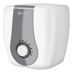 AO Smith Finesse 6 Litres 5 Star Vertical Storage Water Geyser with Glass Coated Incoloy Heating Element (White)