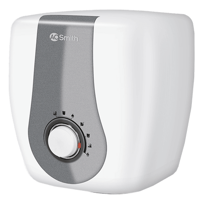 AO Smith Finesse 6 Litres 5 Star Vertical Storage Water Geyser with Glass Coated Incoloy Heating Element (White)