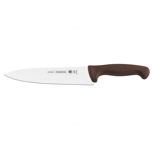 Professional Meat/ Chef Knife 25 cm/ 10in LH - Brown