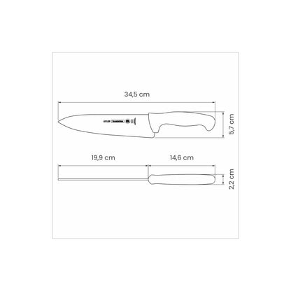 Professional Meat/ Chef Knife 20 cm/ 8in - Blue