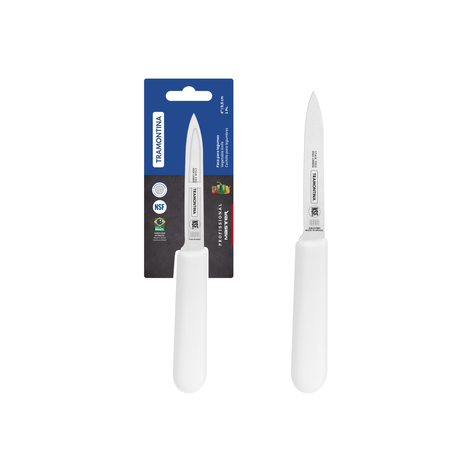 Tramontina Professional Vegetable Knife10 cm/ 4in - White