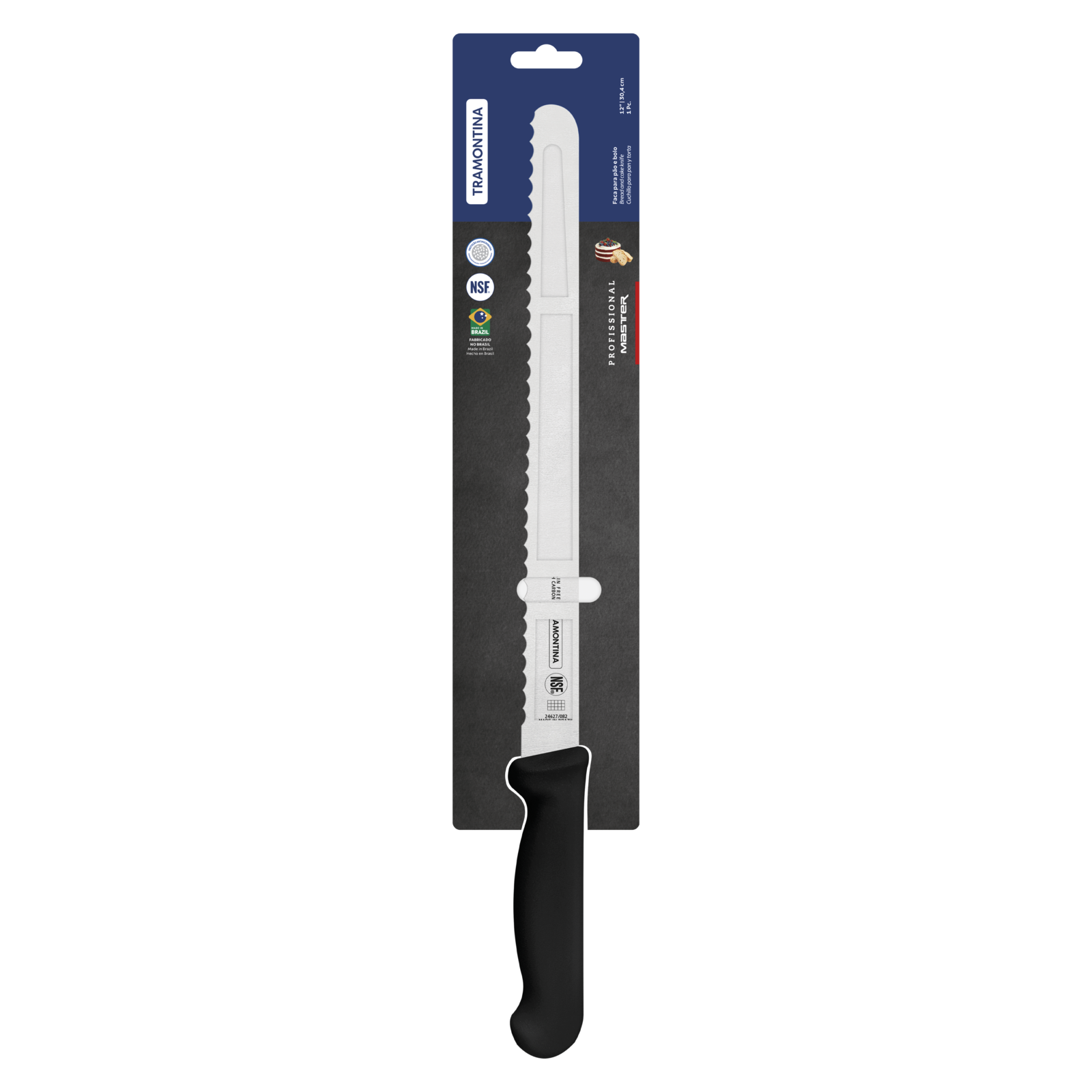Professional Master Pastry Knife  30 cm/ 12in - Black