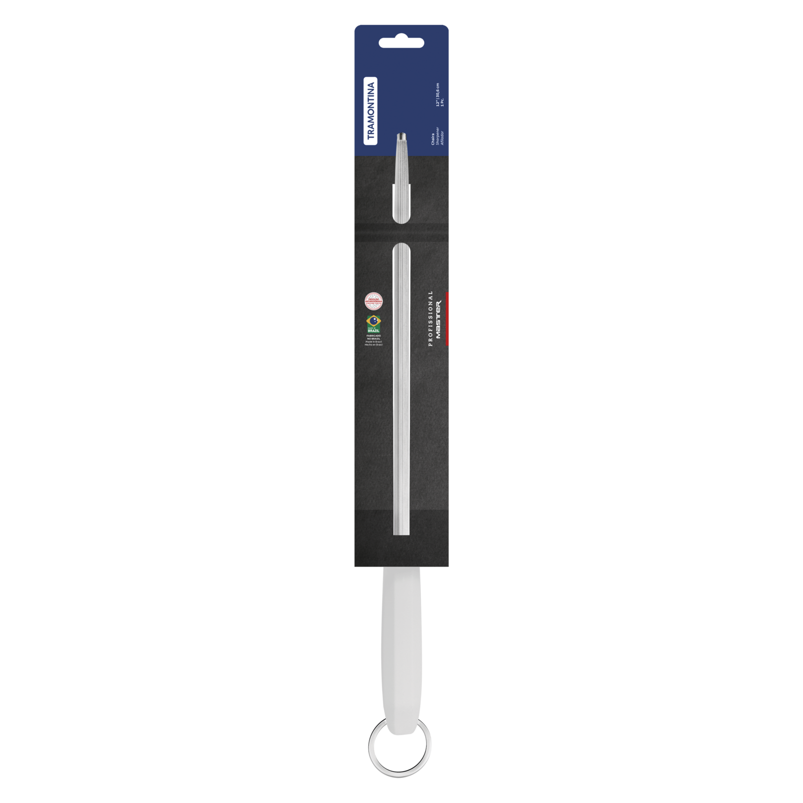 Professional Grooved Sharpener 30 cm/ 12in - White