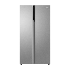 Haier 602 Litres 3 Star Frost Free Side by Side Refrigerator with Magic Cooling Technology (HRS-682SS, Shiny Steel)