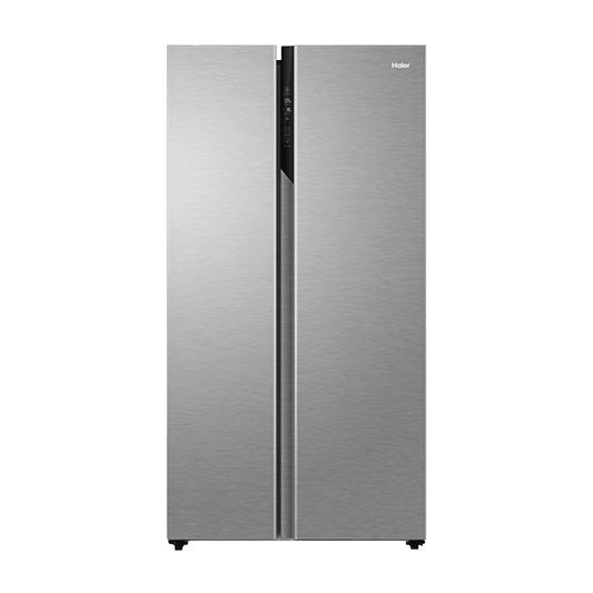 Haier 602 Litres 3 Star Frost Free Side by Side Refrigerator with Magic Cooling Technology (HRS-682SS, Shiny Steel)