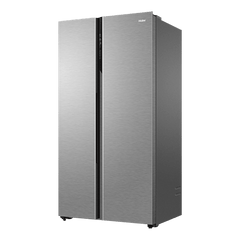 Haier 602 Litres 3 Star Frost Free Side by Side Refrigerator with Magic Cooling Technology (HRS-682SS, Shiny Steel)