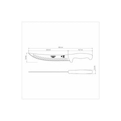 Professional Butcher Knife 25 cm/ 10in - Black