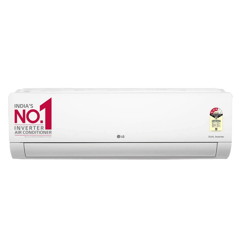 LG 6 in 1 Convertible 1 Ton 5 Star AI Dual Inverter Split AC (Copper Condenser, PS-Q14SNZE)-1