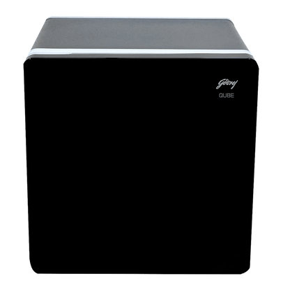 Godrej Qub30 Litres Frost Free Single Door Refrigerator with Solid State Electronic Cooling (TEC QUBE 30L HS Q103, Black)