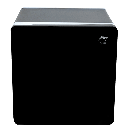 Godrej Qub30 Litres Frost Free Single Door Refrigerator with Solid State Electronic Cooling (TEC QUBE 30L HS Q103, Black)