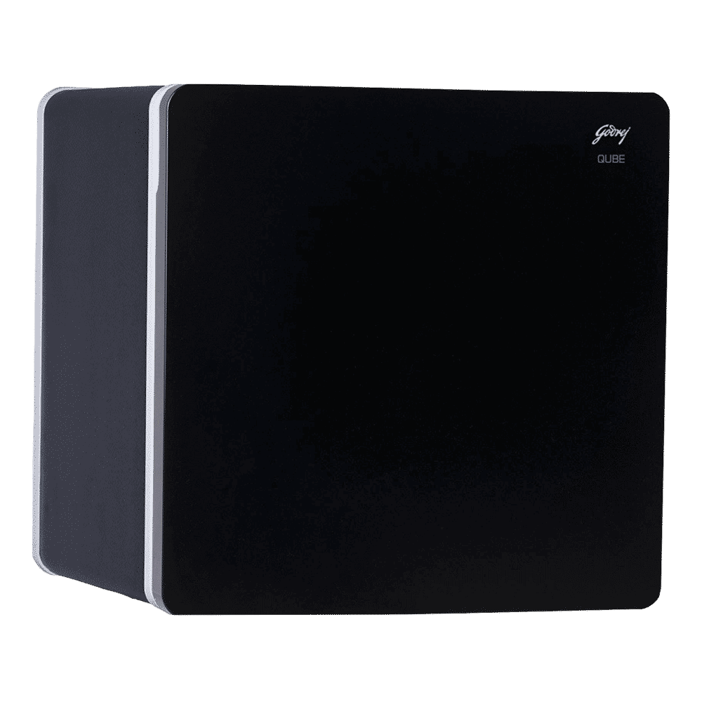 Godrej Qub30 Litres Frost Free Single Door Refrigerator with Solid State Electronic Cooling (TEC QUBE 30L HS Q103, Black)