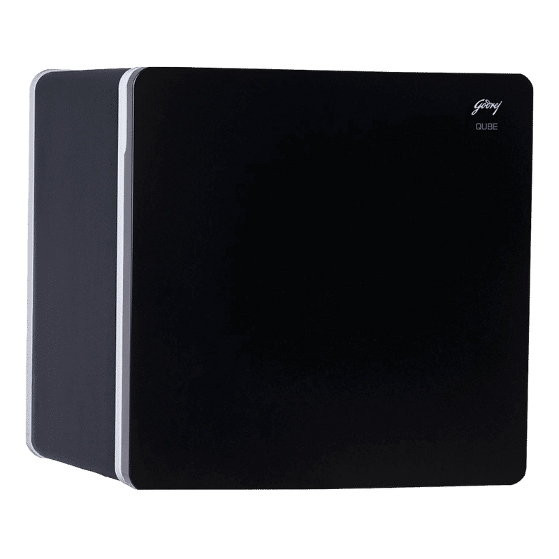 Godrej Qub30 Litres Frost Free Single Door Refrigerator with Solid State Electronic Cooling (TEC QUBE 30L HS Q103, Black)