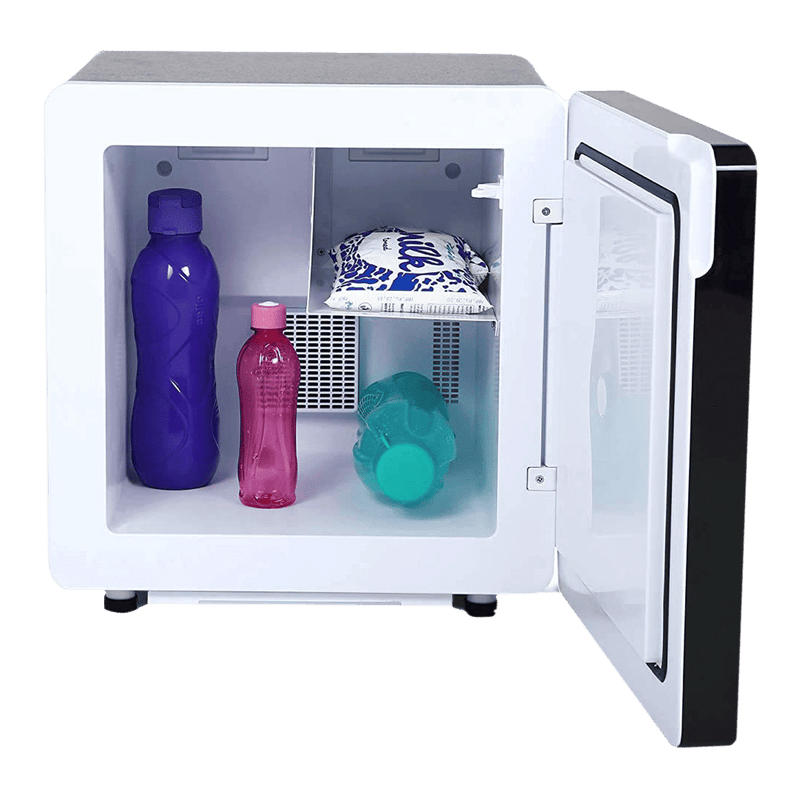 Godrej Qub30 Litres Frost Free Single Door Refrigerator with Solid State Electronic Cooling (TEC QUBE 30L HS Q103, Black)