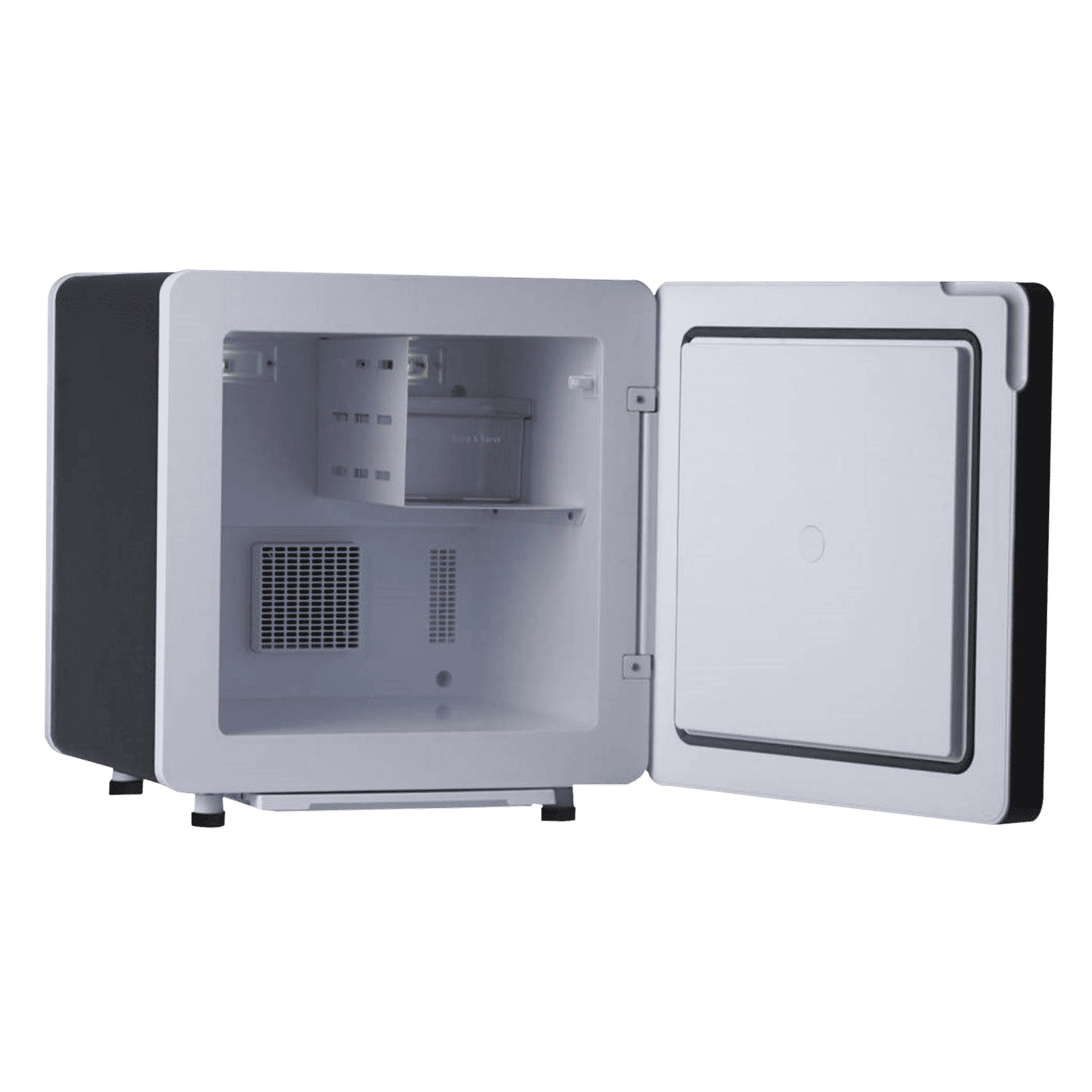 Godrej Qub30 Litres Frost Free Single Door Refrigerator with Solid State Electronic Cooling (TEC QUBE 30L HS Q103, Black)