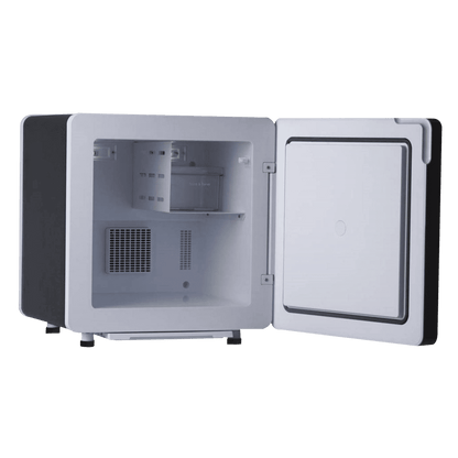 Godrej Qub30 Litres Frost Free Single Door Refrigerator with Solid State Electronic Cooling (TEC QUBE 30L HS Q103, Black)