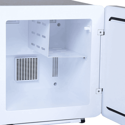 Godrej Qub30 Litres Frost Free Single Door Refrigerator with Solid State Electronic Cooling (TEC QUBE 30L HS Q103, Black)