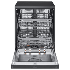 LG DFB424FM 14 Place Settings Free Standing Dishwasher with Inverter Direct Drive (Matt Black)