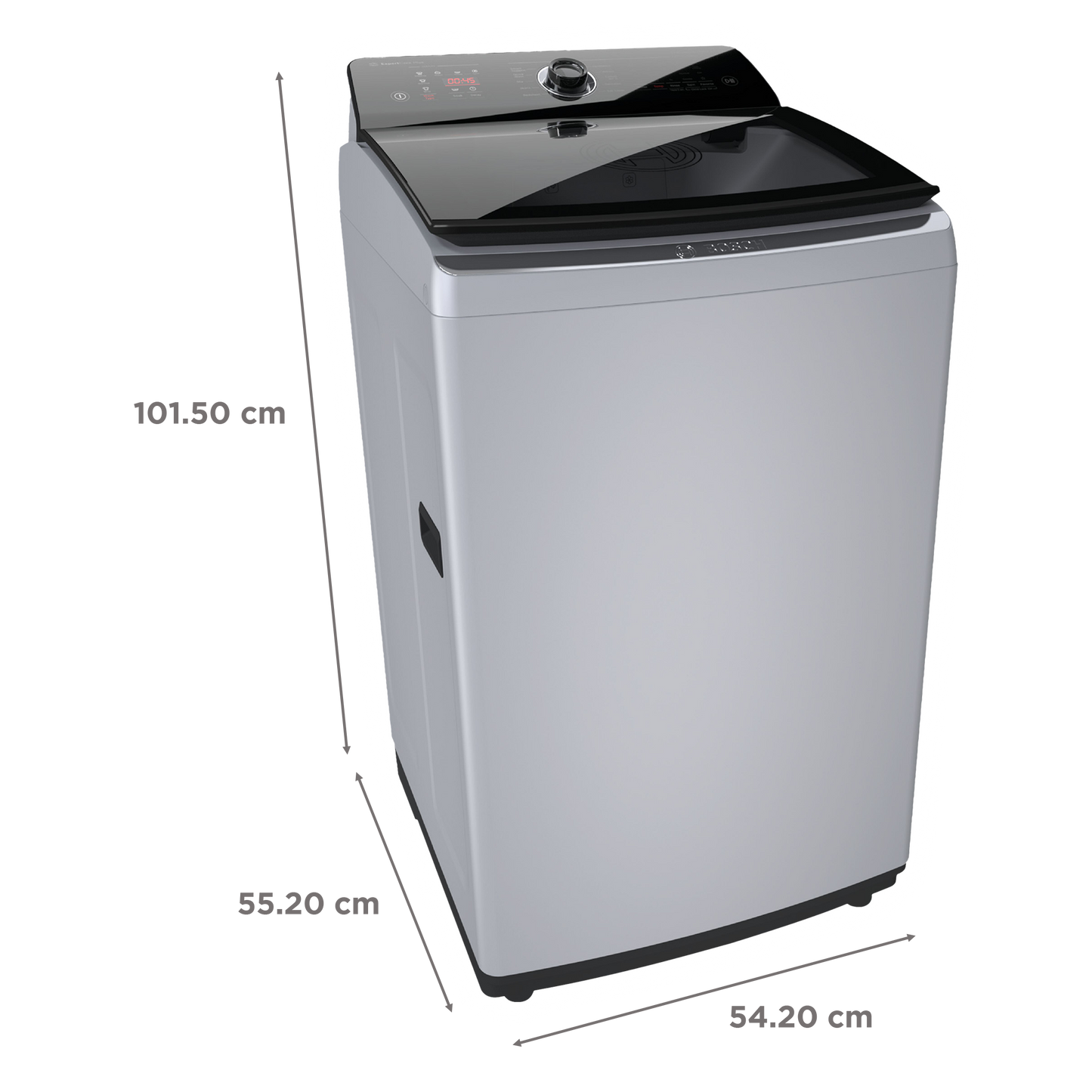 BOSCH 7 kg 5 Star Fully Automatic Top Load Washing Machine (Series 2, WOE703S0IN, ExpertCare Wash System, Silver)
