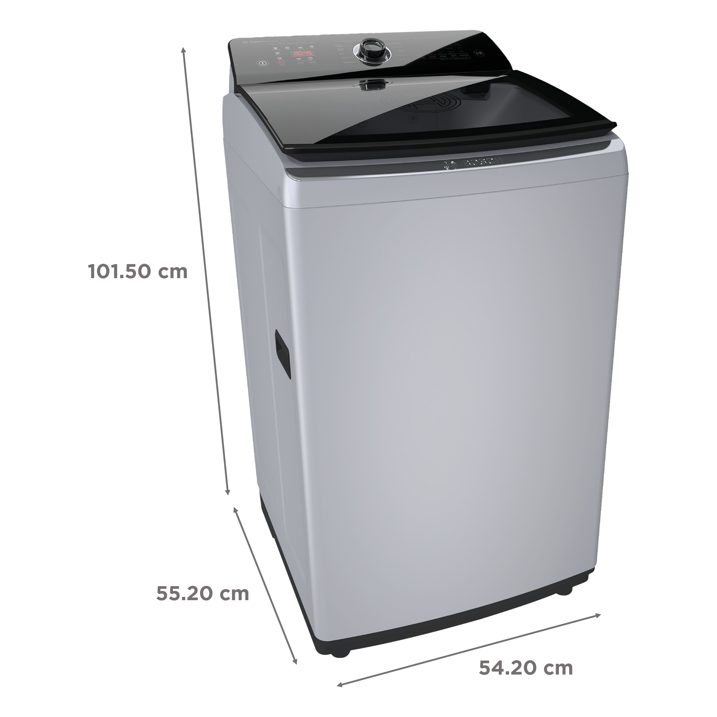 BOSCH 7 kg 5 Star Fully Automatic Top Load Washing Machine (Series 2, WOE703S0IN, ExpertCare Wash System, Silver)