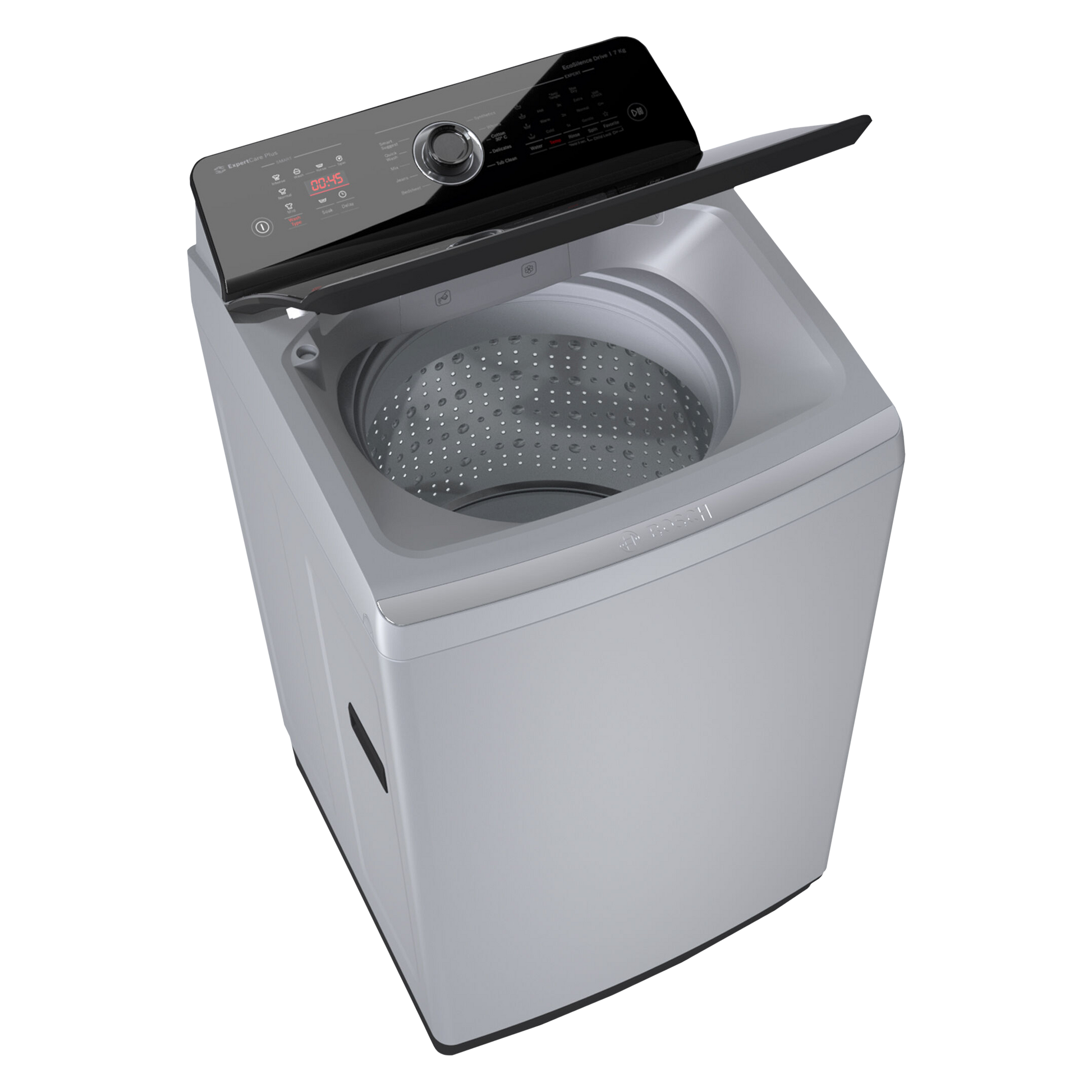 BOSCH 7 kg 5 Star Fully Automatic Top Load Washing Machine (Series 2, WOE703S0IN, ExpertCare Wash System, Silver)