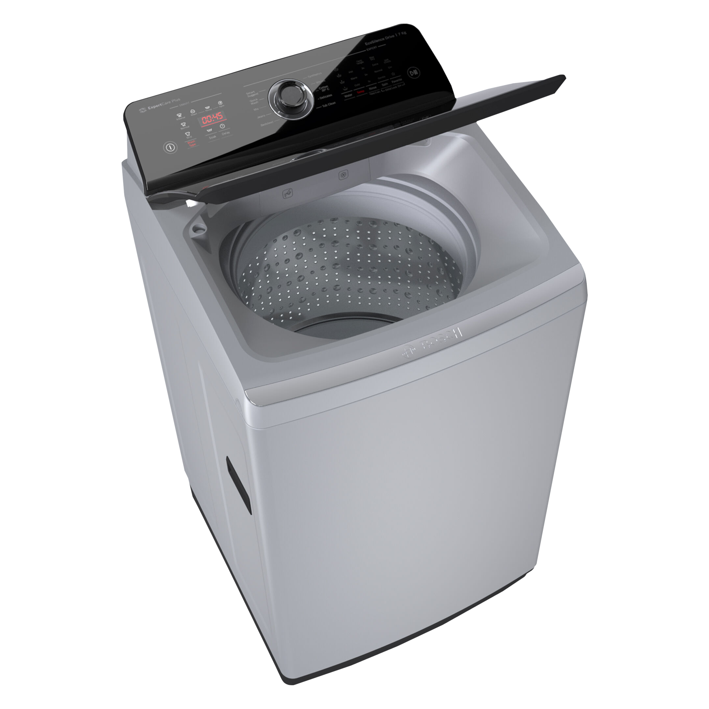BOSCH 7 kg 5 Star Fully Automatic Top Load Washing Machine (Series 2, WOE703S0IN, ExpertCare Wash System, Silver)