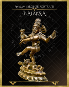 Nataraja Panchaloha Bronze Icon - 6" (without arch)
