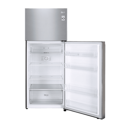 LG 398 Litres 2 Star Frost Free Double Door Convertible Refrigerator with Smart Diagnosis (GL-S422SPZY.DPZZEB, Shiny Steel)