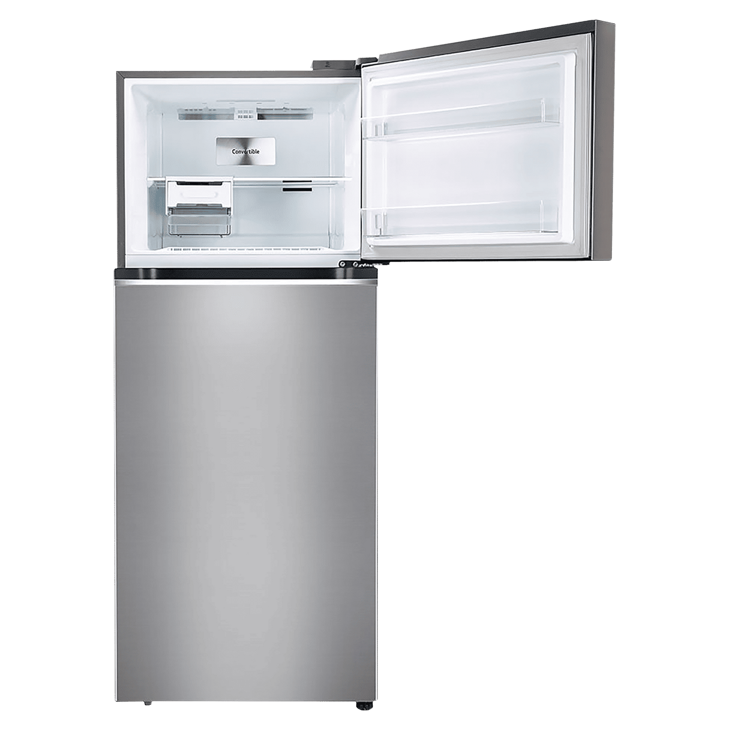 LG 398 Litres 2 Star Frost Free Double Door Convertible Refrigerator with Smart Diagnosis (GL-S422SPZY.DPZZEB, Shiny Steel)