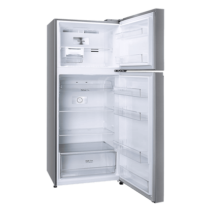 LG 398 Litres 2 Star Frost Free Double Door Convertible Refrigerator with Smart Diagnosis (GL-S422SPZY.DPZZEB, Shiny Steel)