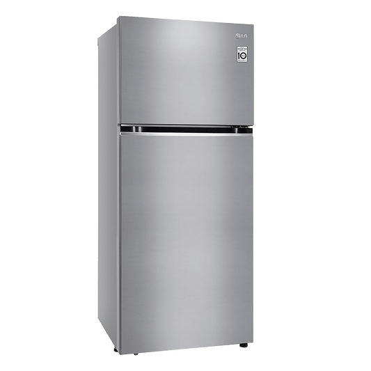 LG 398 Litres 2 Star Frost Free Double Door Convertible Refrigerator with Smart Diagnosis (GL-S422SPZY.DPZZEB, Shiny Steel)