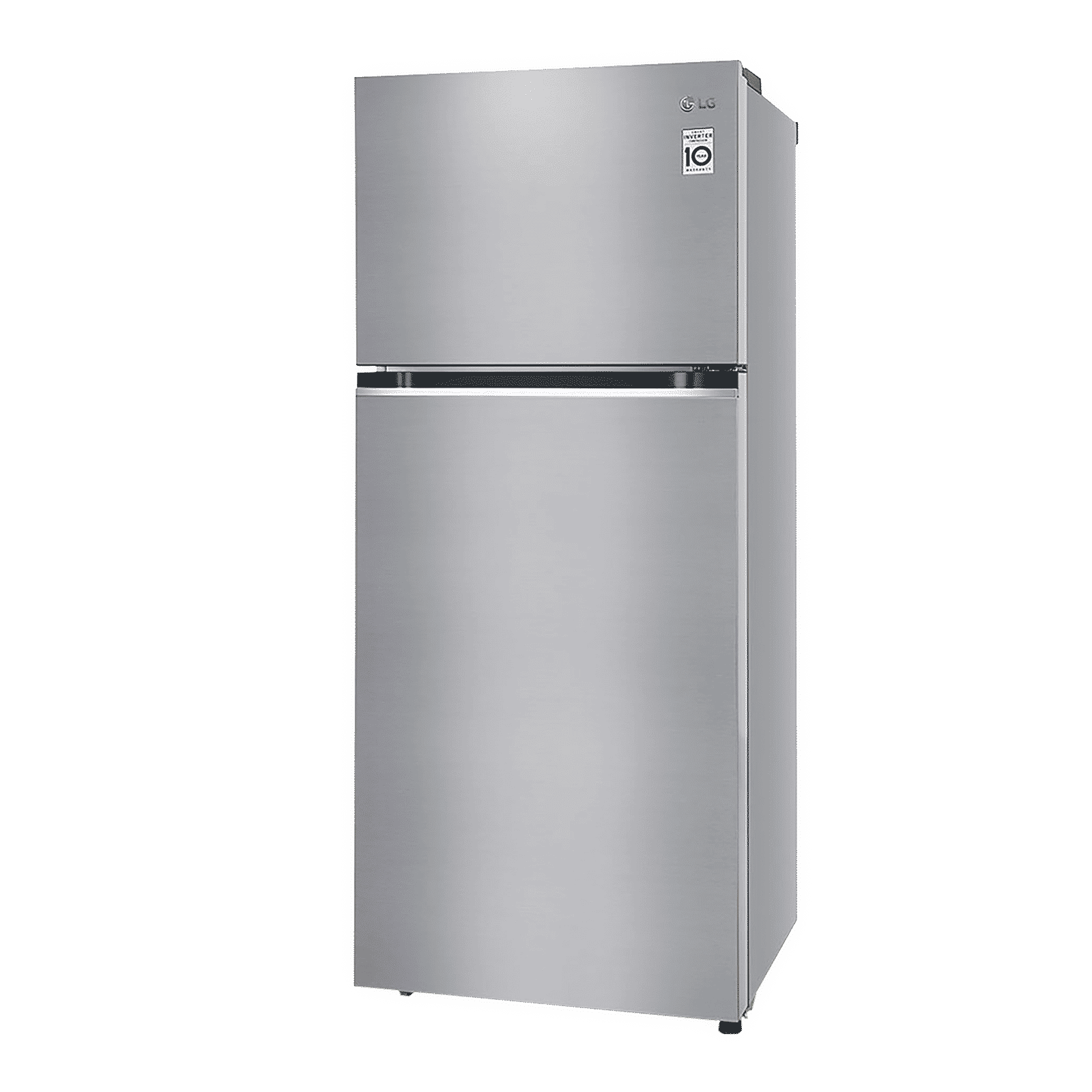 LG 398 Litres 2 Star Frost Free Double Door Convertible Refrigerator with Smart Diagnosis (GL-S422SPZY.DPZZEB, Shiny Steel)