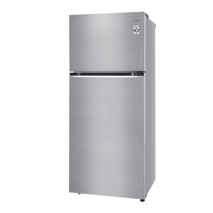 LG 398 Litres 2 Star Frost Free Double Door Convertible Refrigerator with Smart Diagnosis (GL-S422SPZY.DPZZEB, Shiny Steel)