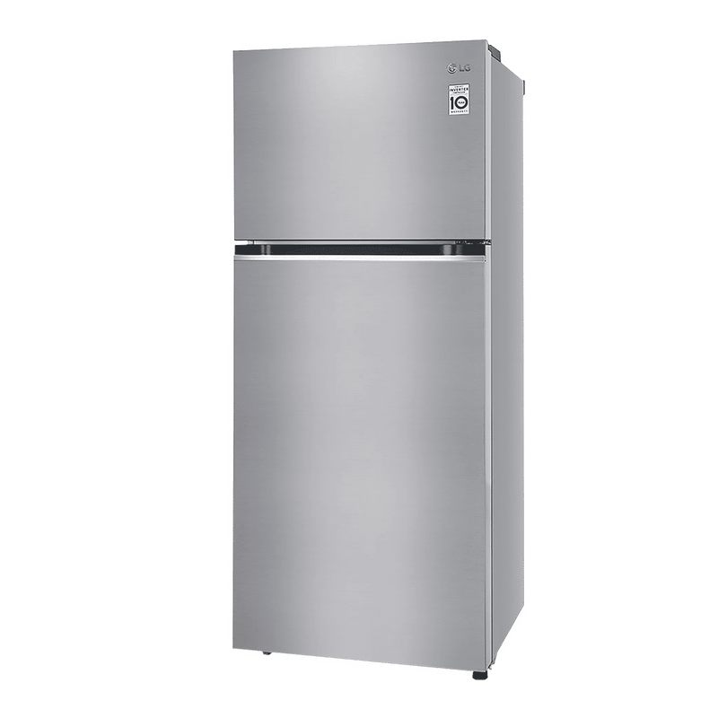 LG 398 Litres 2 Star Frost Free Double Door Convertible Refrigerator with Smart Diagnosis (GL-S422SPZY.DPZZEB, Shiny Steel)