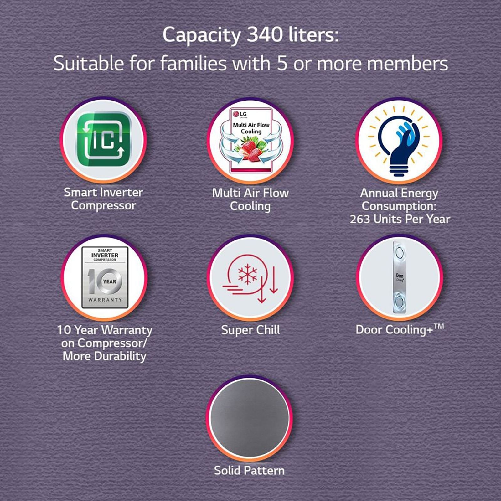 LG 380 Litres 2 Star Frost Free Double Door Refrigerator with Smart Diagnosis (GL-N412SDSY, Dazzle Steel)