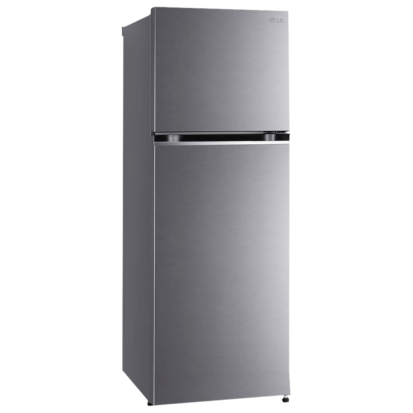 LG 380 Litres 2 Star Frost Free Double Door Refrigerator with Smart Diagnosis (GL-N412SDSY, Dazzle Steel)