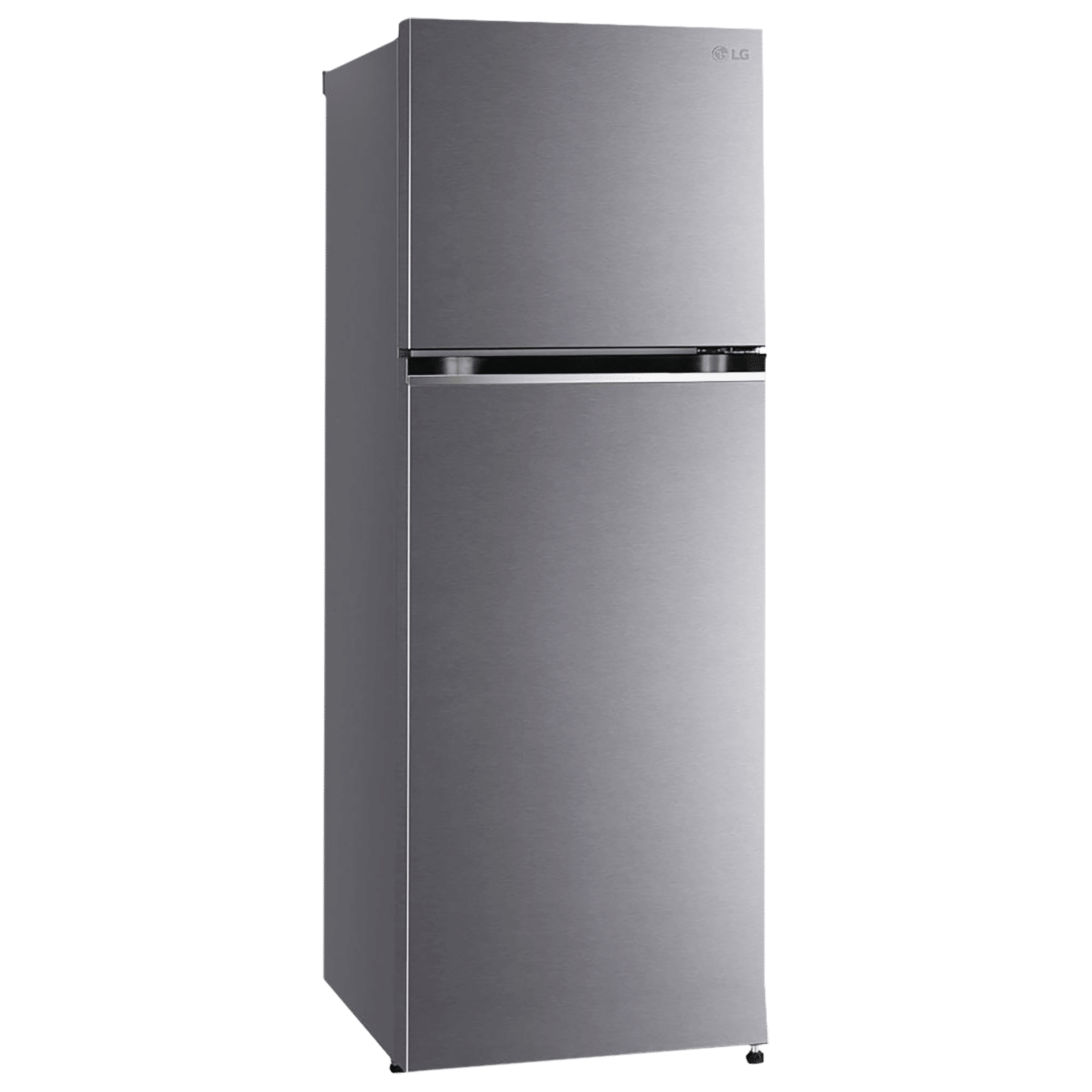 LG 380 Litres 2 Star Frost Free Double Door Refrigerator with Smart Diagnosis (GL-N412SDSY, Dazzle Steel)
