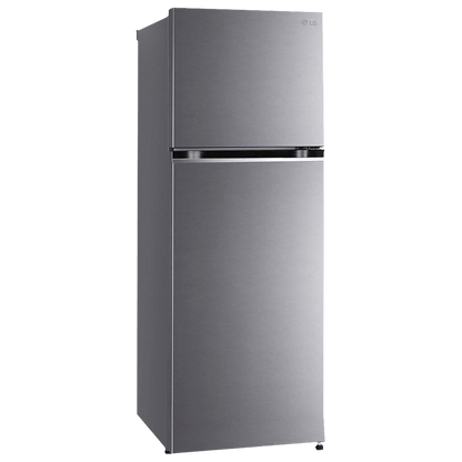 LG 380 Litres 2 Star Frost Free Double Door Refrigerator with Smart Diagnosis (GL-N412SDSY, Dazzle Steel)